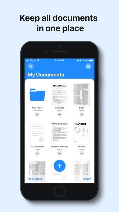 Captures d'écran de uScan - PDF Document Scanner