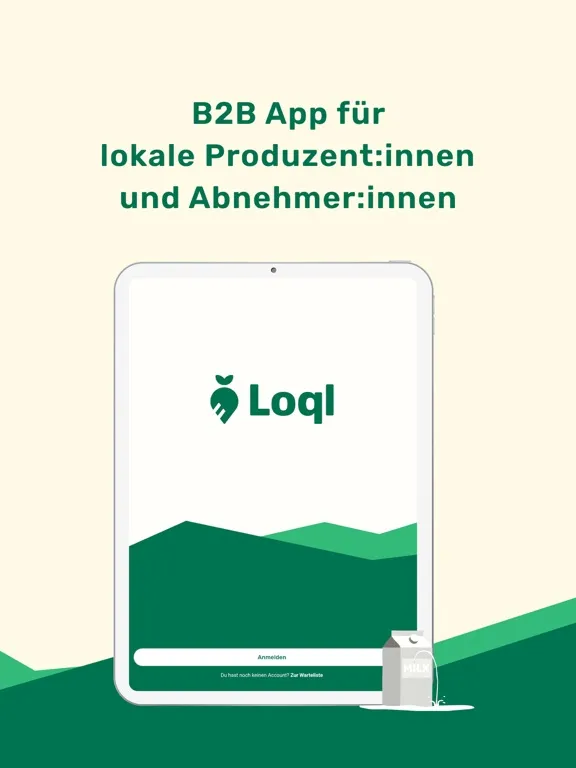 Loql - B2B lokale Lebensmittel iPad Screenshots