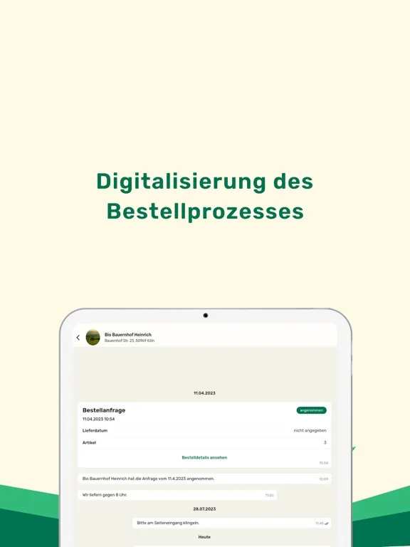 Loql - B2B lokale Lebensmittel iPad Screenshots