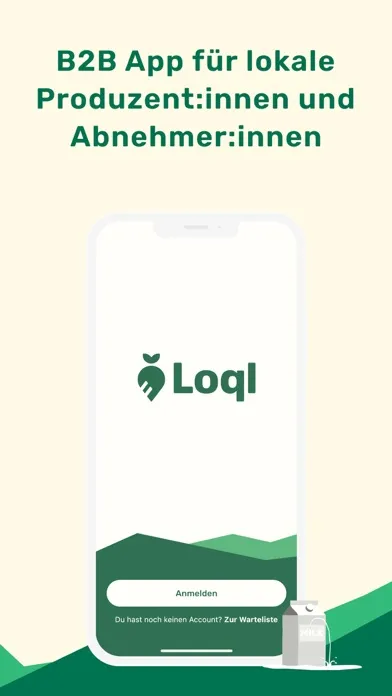 Loql - B2B lokale Lebensmittel Screenshots