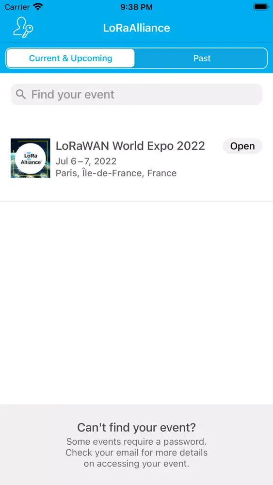 LoRa Alliance Events スクリーンショット