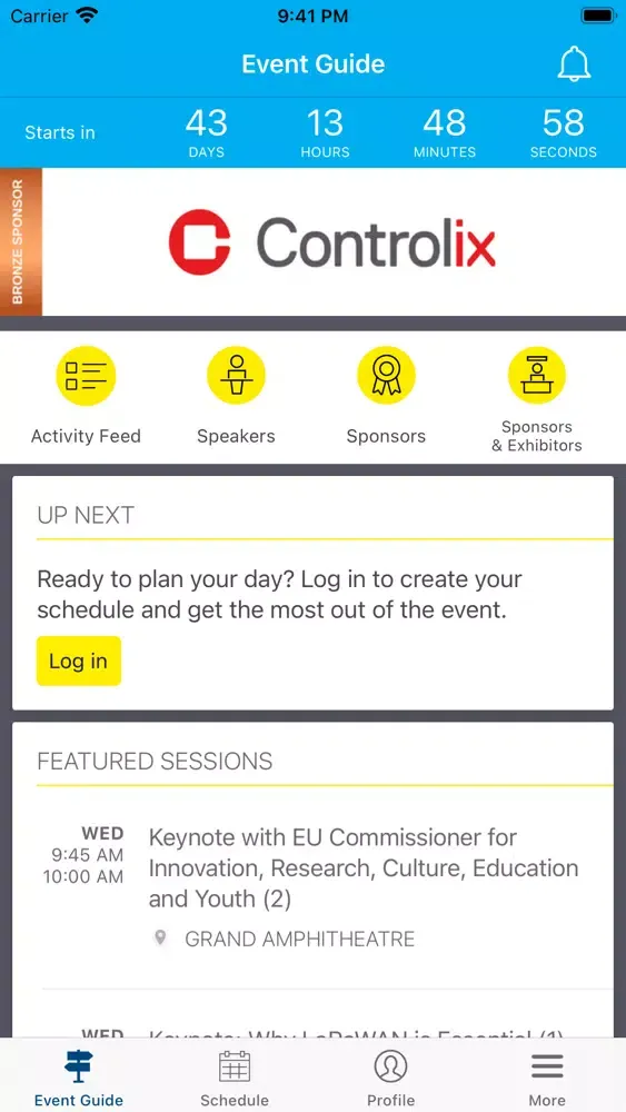 LoRa Alliance Events スクリーンショット