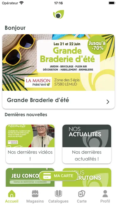 Mon Appli Point Vert Est Screenshots