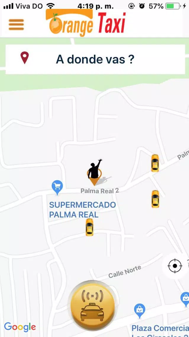 Tangkapan skrin Orange Taxi