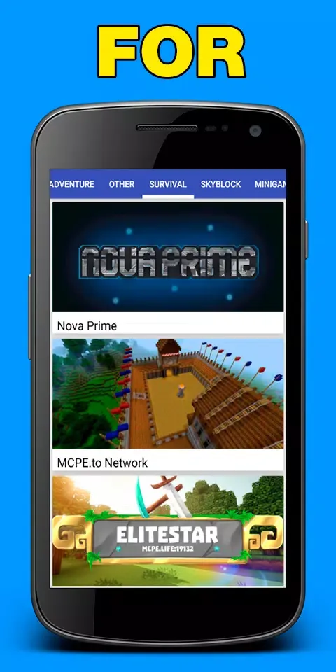 Servers for Minecraft PE Ekran Görüntüleri