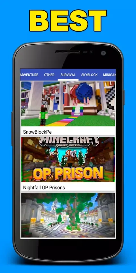 Servers for Minecraft PE Ekran Görüntüleri