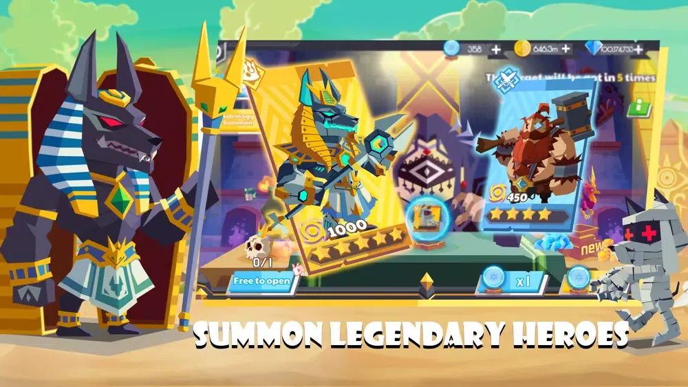 Captures d'écran de Lords Hooray:Legends of Legion