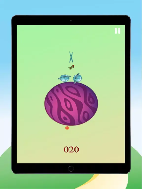Zrzuty ekranu Dinosaur Run And Jump - On The Candy Circle Ball Games For Free iPad 