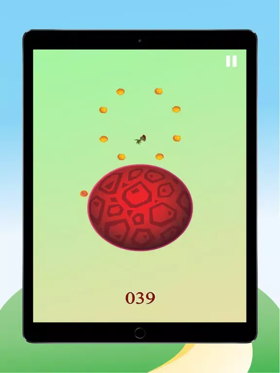 Zrzuty ekranu Dinosaur Run And Jump - On The Candy Circle Ball Games For Free iPad 
