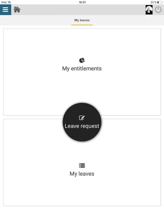 MyPROfile iPad  스크린샷