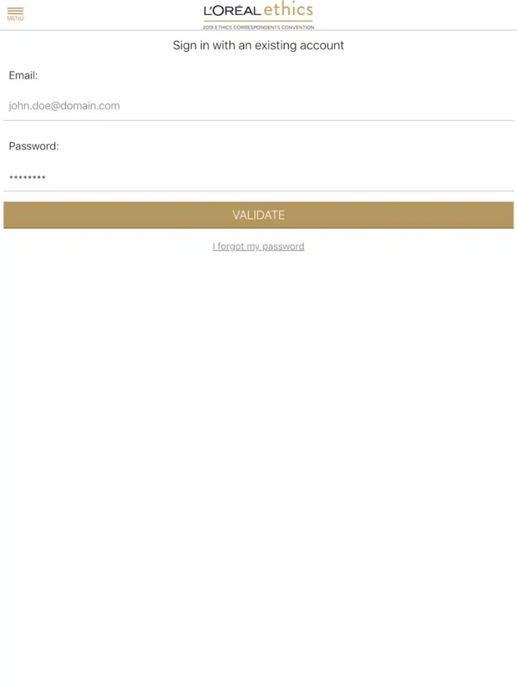 EC Convention 2019 iPad 应用截图
