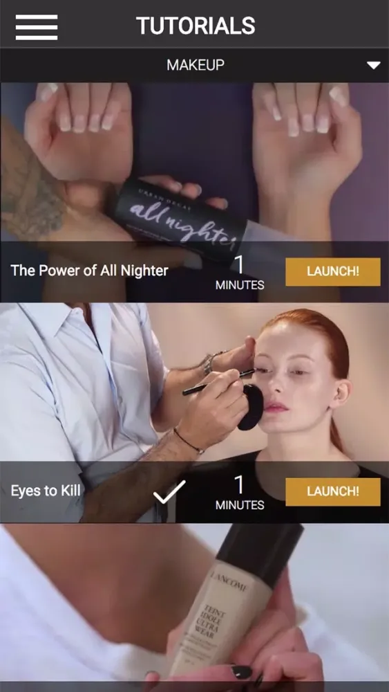 Zrzuty ekranu L'Oréal On the Go