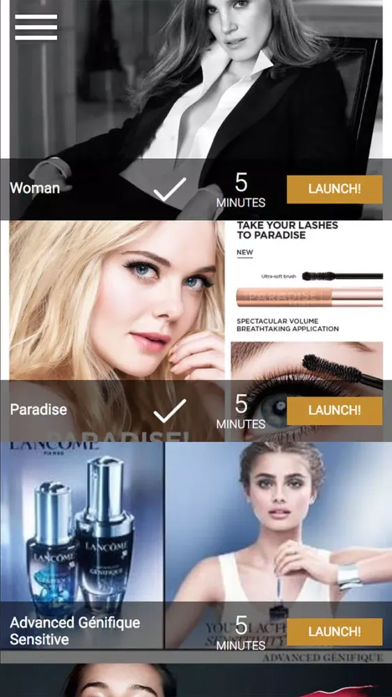 Zrzuty ekranu L'Oréal On the Go