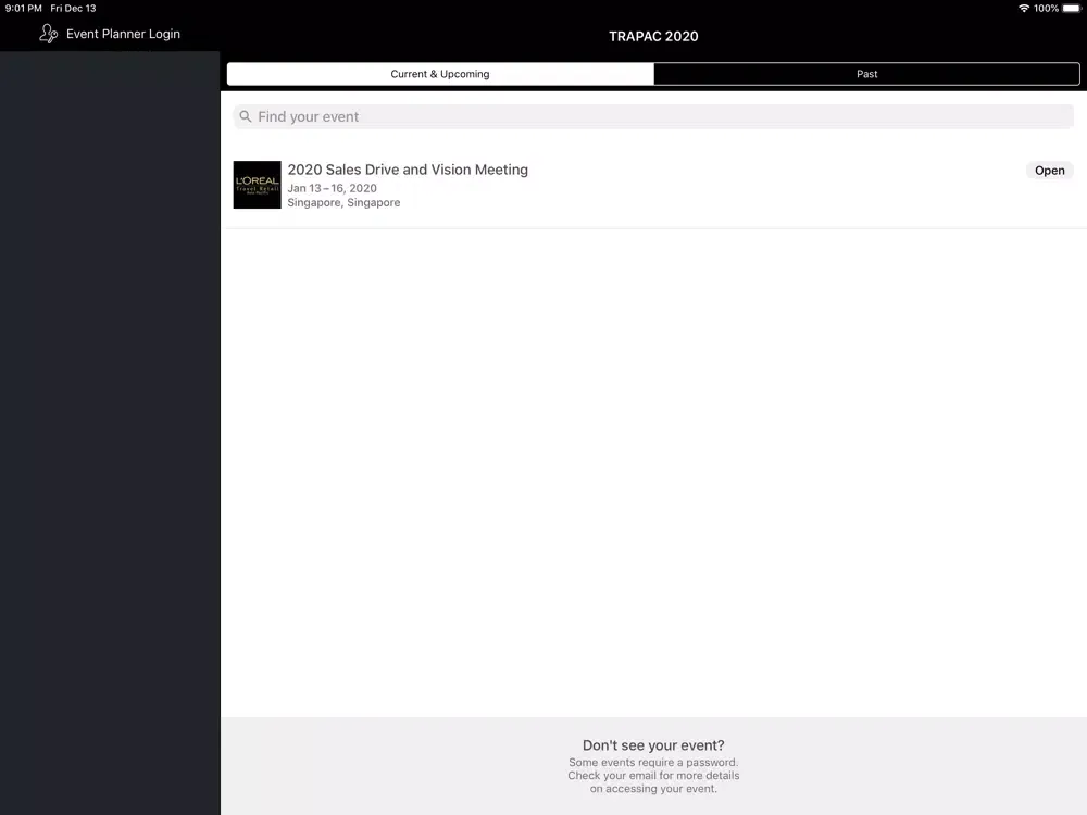 Screenshot di Trapac 2020 iPad 