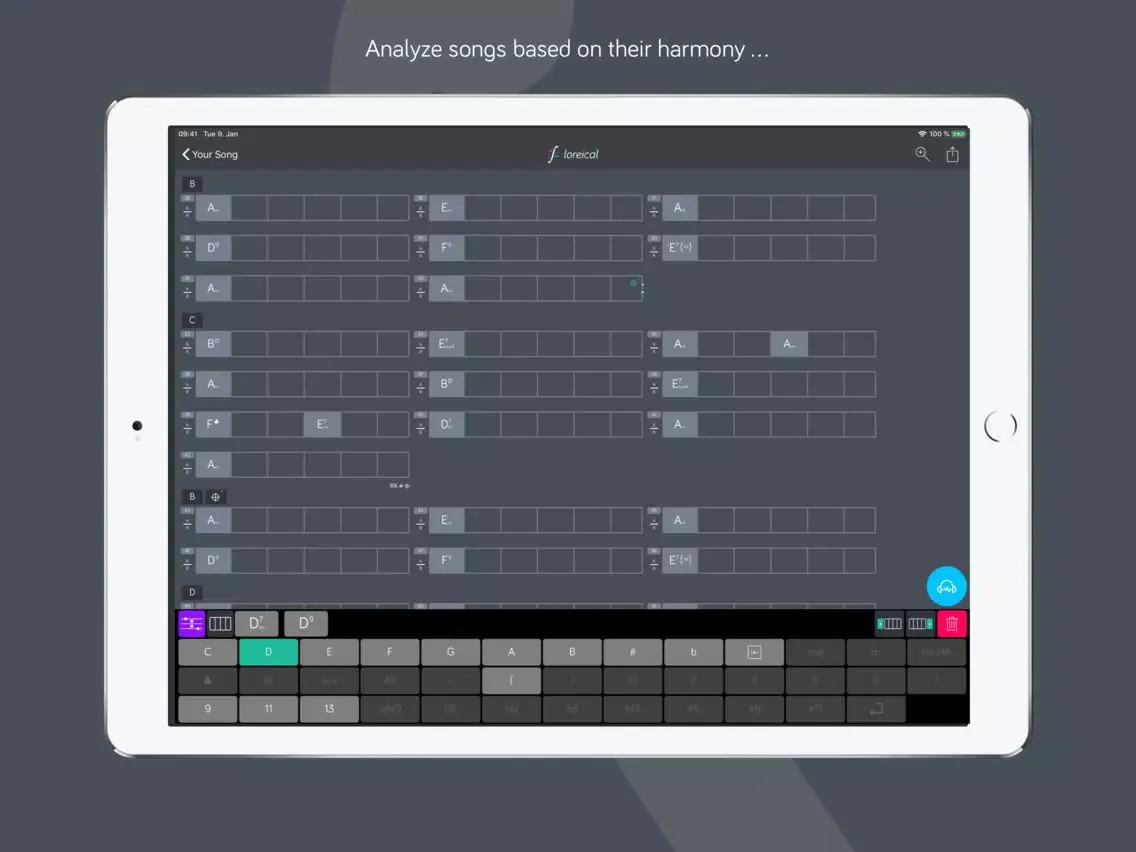 loreical – great guitar solo iPad 應用截圖