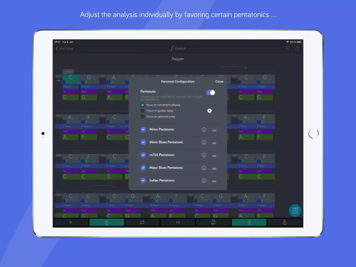 loreical – great guitar solo iPad 應用截圖
