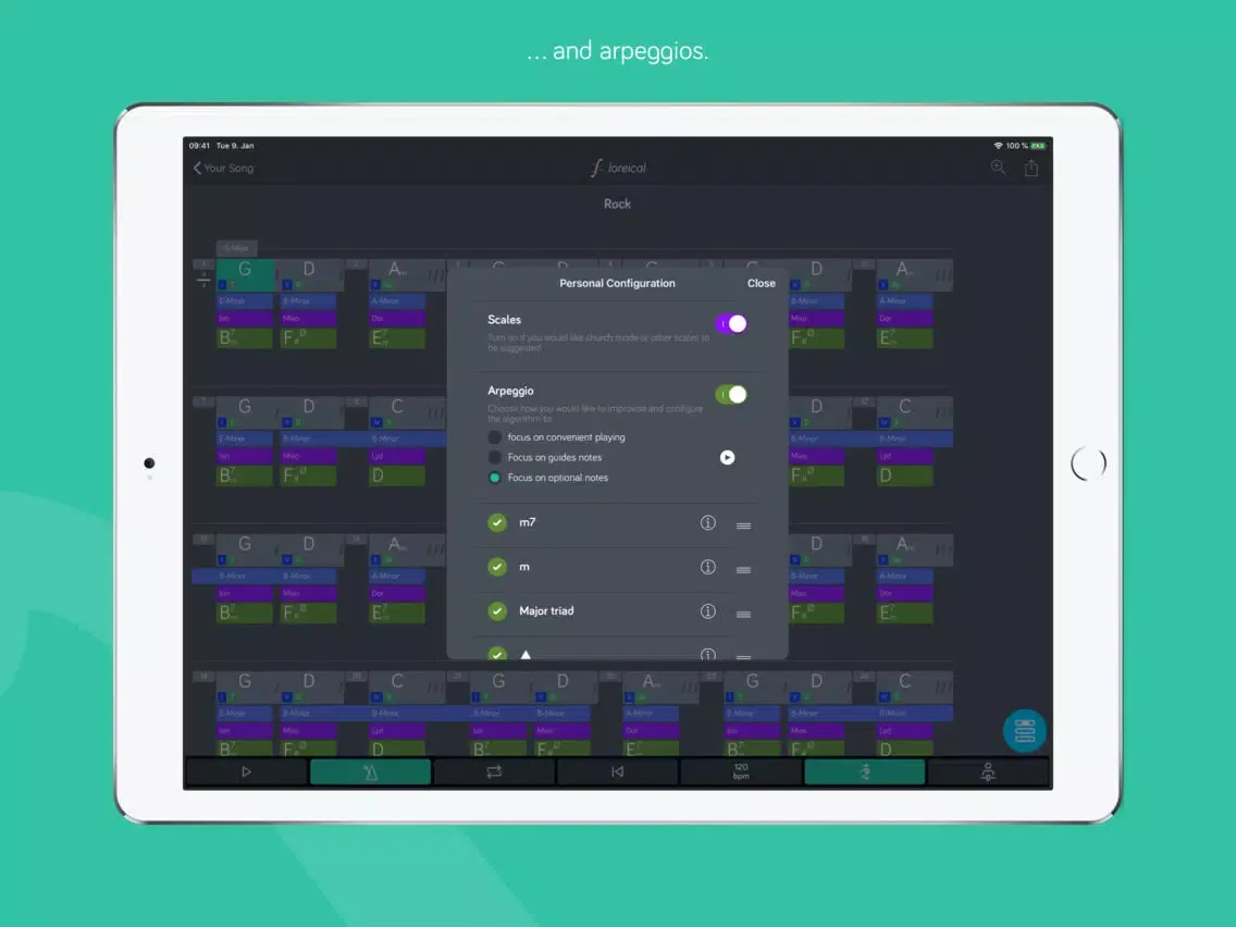 loreical – great guitar solo iPad 應用截圖