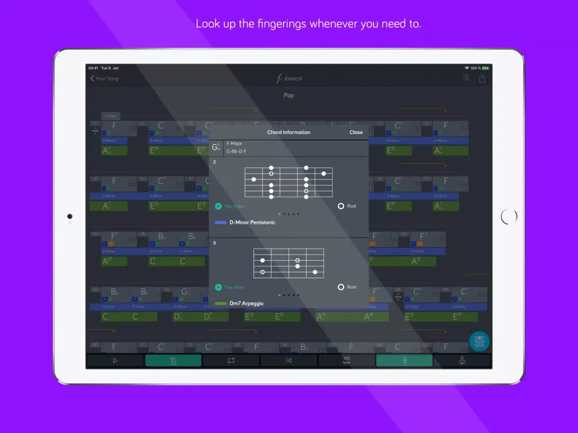 loreical – great guitar solo iPad 應用截圖