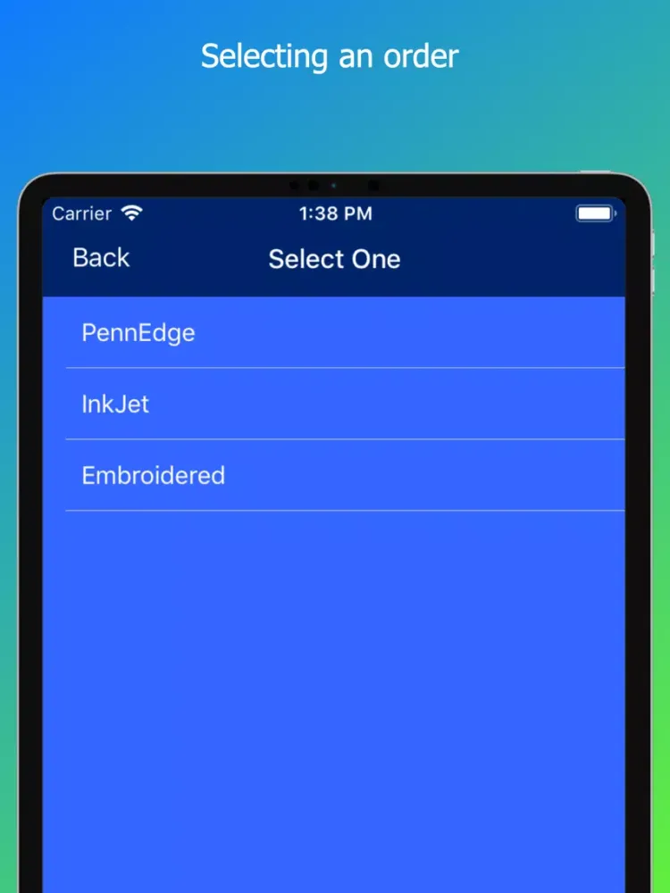 Tangkapan layar Penn Emblem iPad 
