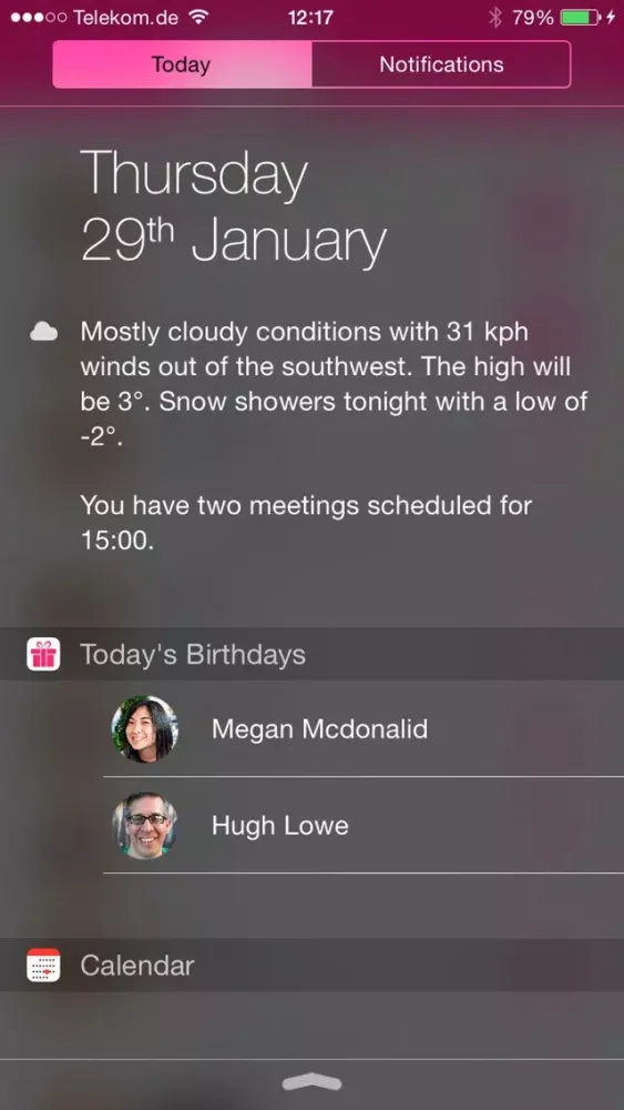 Capturas de tela do #BDay - The Birthday App