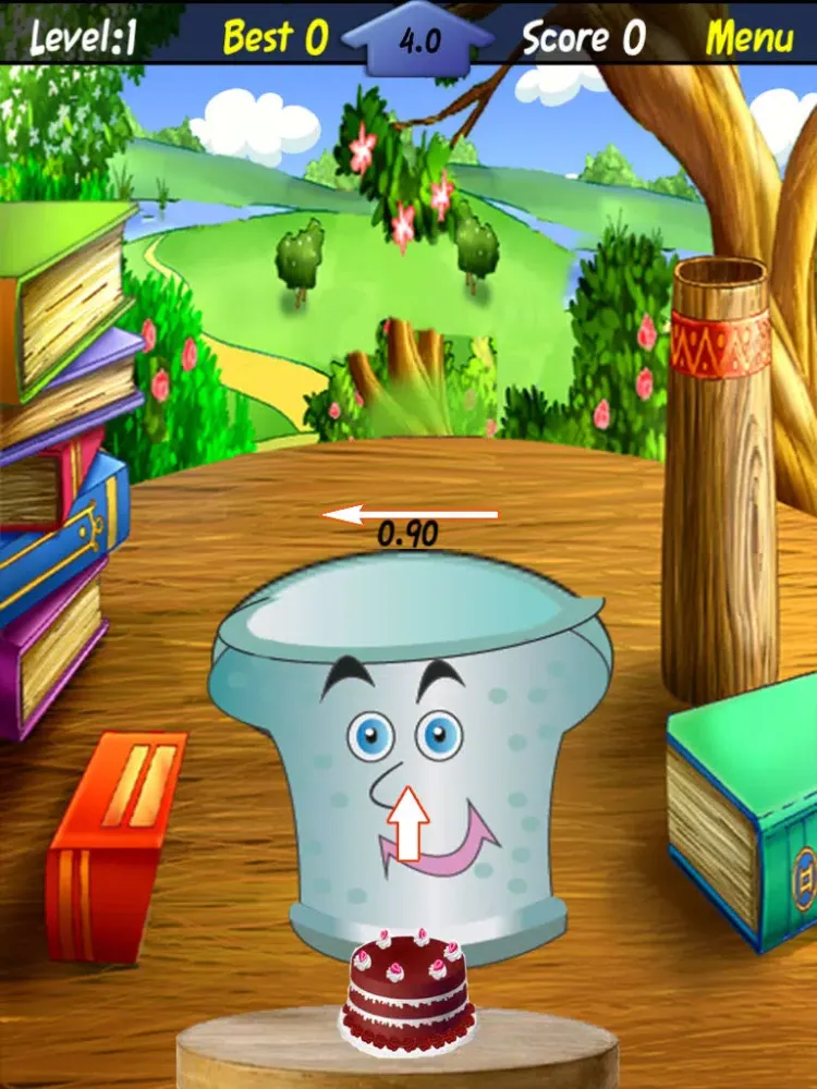 Litter Champ - Toss Paper And Cupcakes In The Garbage Can iPad  Screenshots