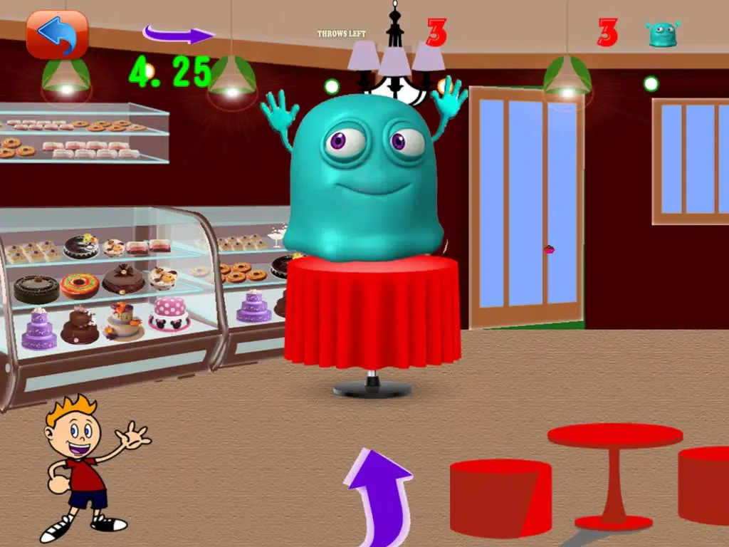 Cup Cakes - Feed The Hungry Monster iPad  Screenshots