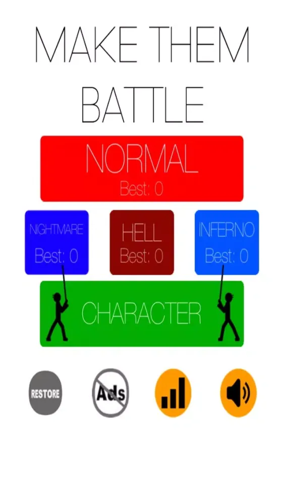 ภาพหน้าจอของ Make Them Battle - Fight, But Don't Jump Or Fall!