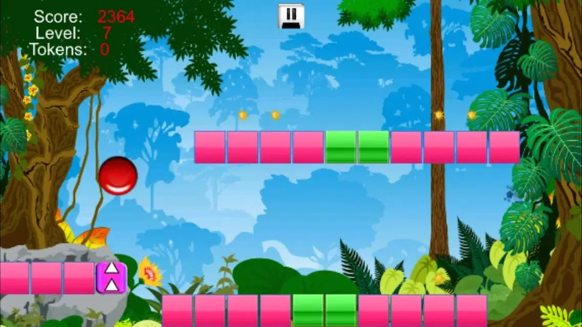 Red Ball Bouncing Spikes Screenshots