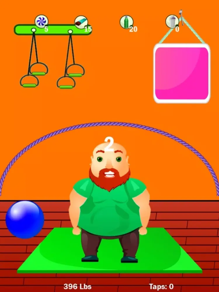 Tangkapan skrin Rope Jumper - Get rid of fat iPad 