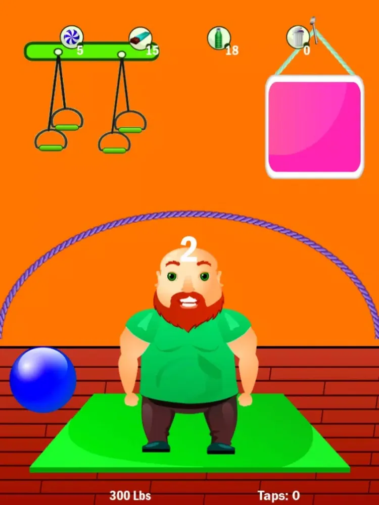 Tangkapan skrin Rope Jumper - Get rid of fat iPad 