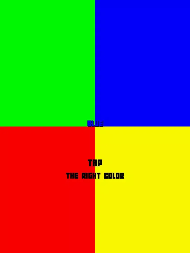 Tap Color - Simon Says RBGY iPad  Ekran Görüntüleri