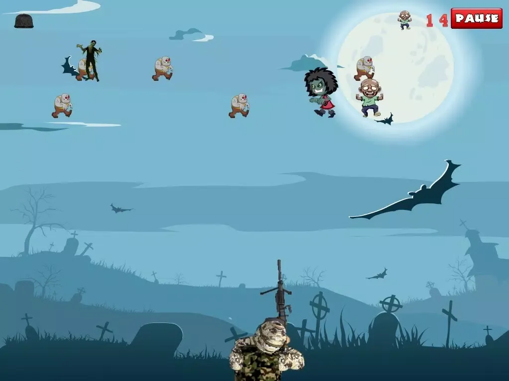 Zombie Hunter - Pull The Trigger, Dead Or Alive iPad  स्क्रीनशॉट