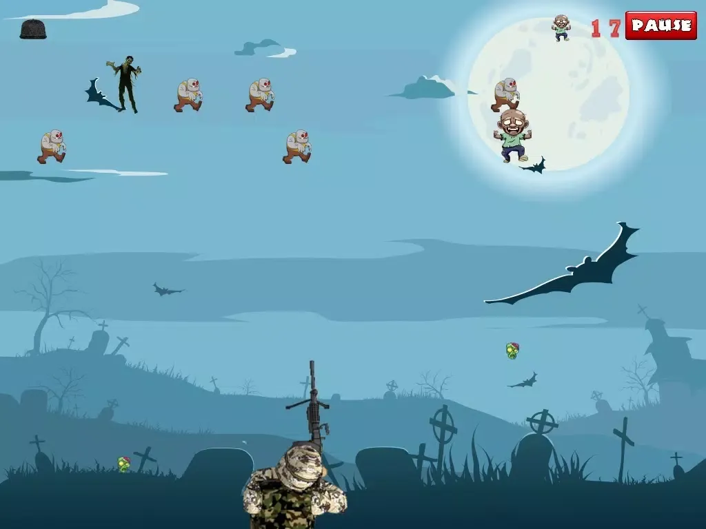 Zombie Hunter - Pull The Trigger, Dead Or Alive iPad  स्क्रीनशॉट