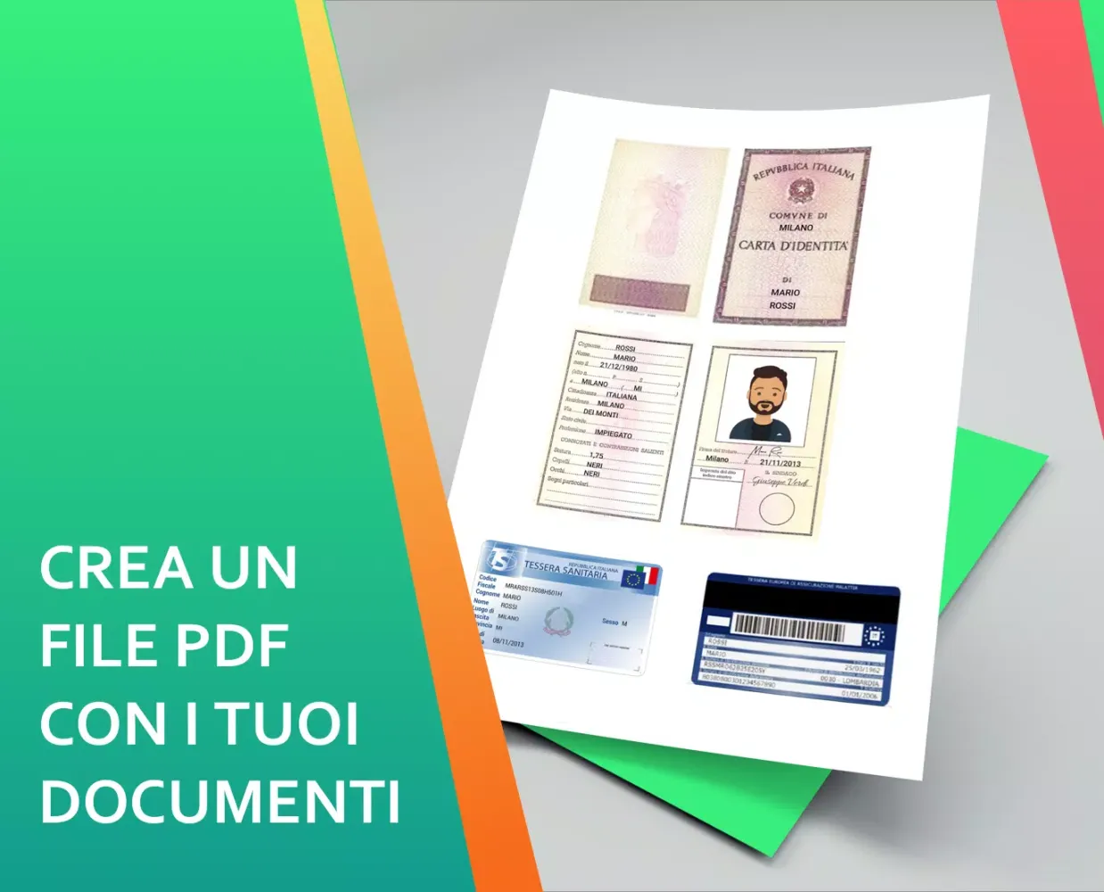 ภาพหน้าจอของ Carta d'identità e Codice fisc
