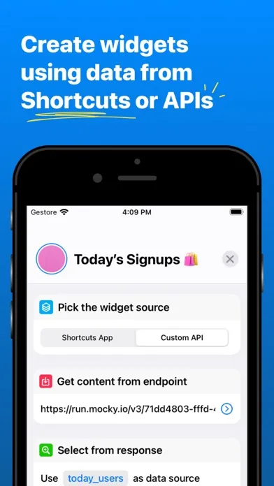تصاویر SuperWidget - Shortcuts & APIs
