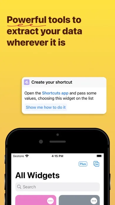 تصاویر SuperWidget - Shortcuts & APIs