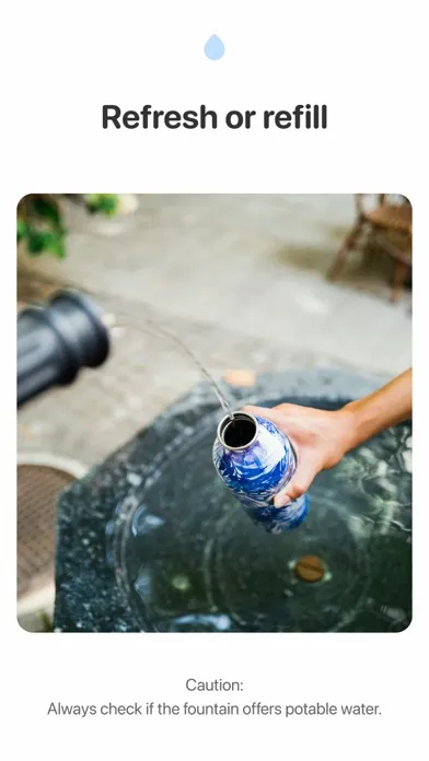 Tangkapan skrin Fountain Finder