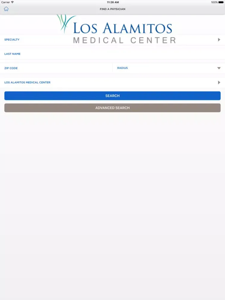 ภาพหน้าจอของ Los Alamitos Medical Center iPad 