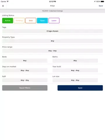 Captures d'écran de Los Angeles Real Estate App iPad 
