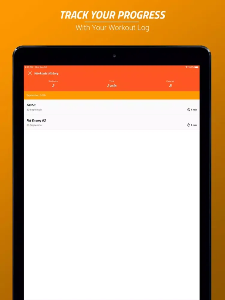 Home Weight Loss Workouts iPad  سکرین شاٹس