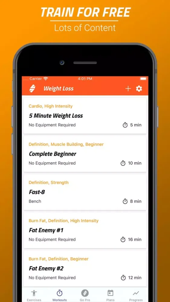 Home Weight Loss Workouts سکرین شاٹس