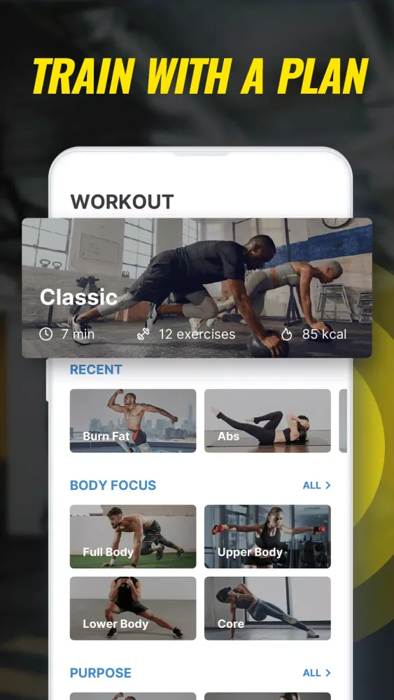 Capturas de tela do 7 Minute Workout