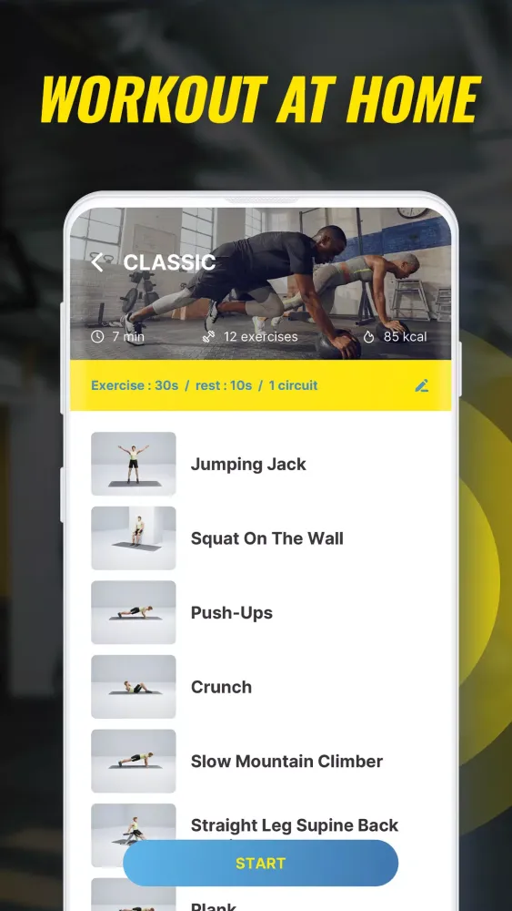Capturas de tela do 7 Minute Workout