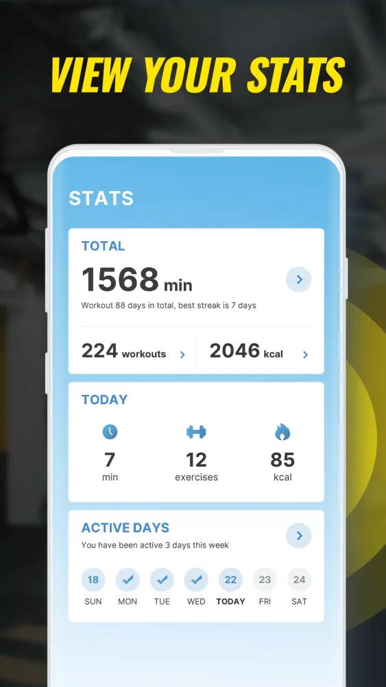 Capturas de tela do 7 Minute Workout