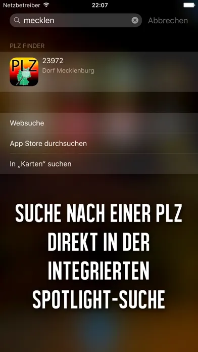 PLZ Finder Deutschland स्क्रीनशॉट
