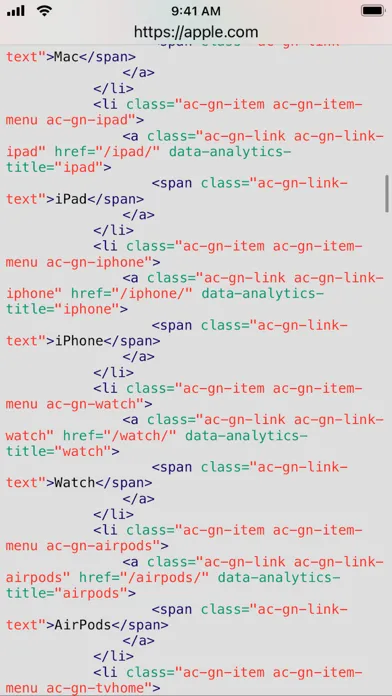 Zrzuty ekranu Source Code Reader