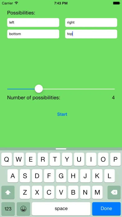 Screenshot di iChance - Totally random