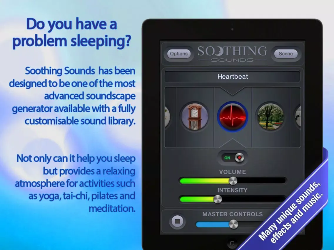 Soothing Sounds iPad  Screenshots