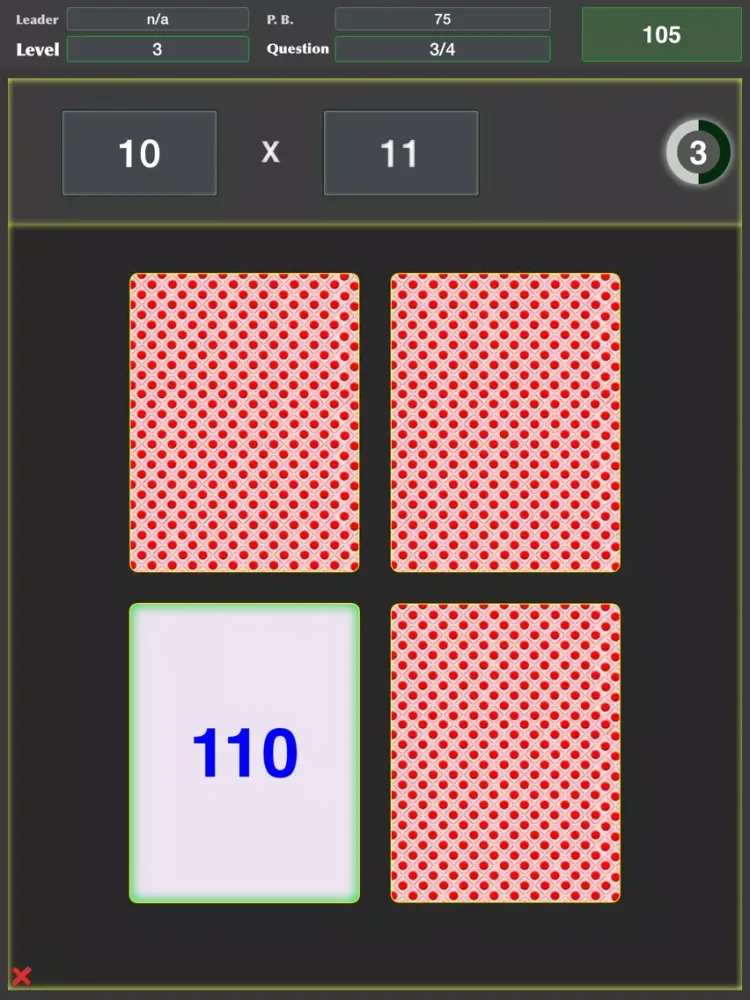 Flash Maths - Times Tables iPad  স্ক্রিনশট