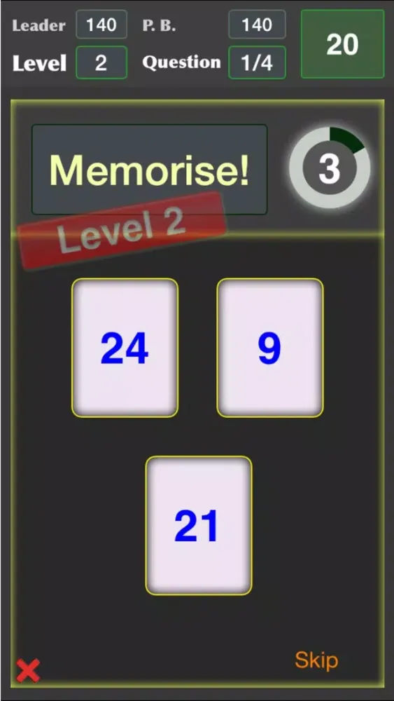 Flash Maths - Times Tables স্ক্রিনশট